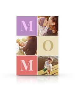 Large Letters Mother's Day Personalized Photo Card